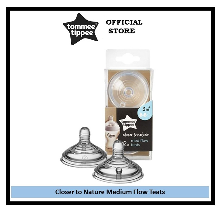 Tommee Tippee Ctn Medium Flow Nipple Teats (3m+) Shopee Philippines