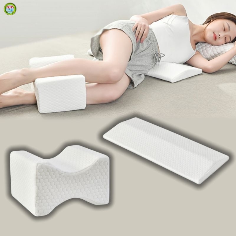 Knee Pillow Leg Pillow Memory Foam Side Sleeping Clip Leg Pillow Wedge  Contour Orthopedic KneePillow