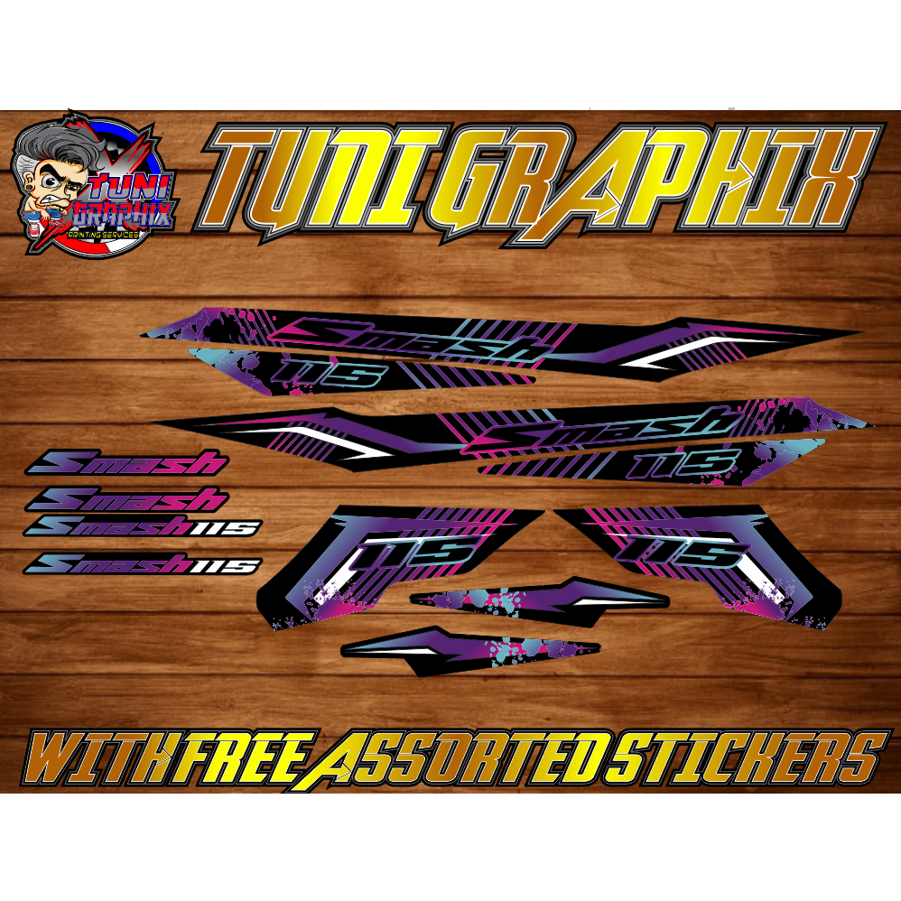 SUZUKI SMASH 115 DECALS MALAYSIAN CONCEPT | Shopee Philippines