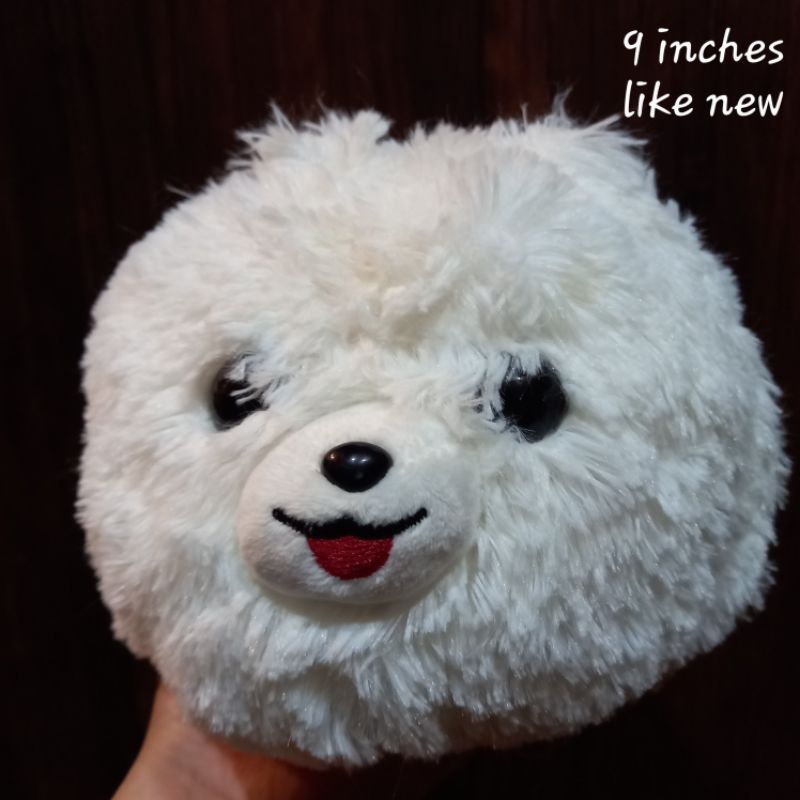 Amuse white pomeranian dog stuffed toy Shopee Philippines