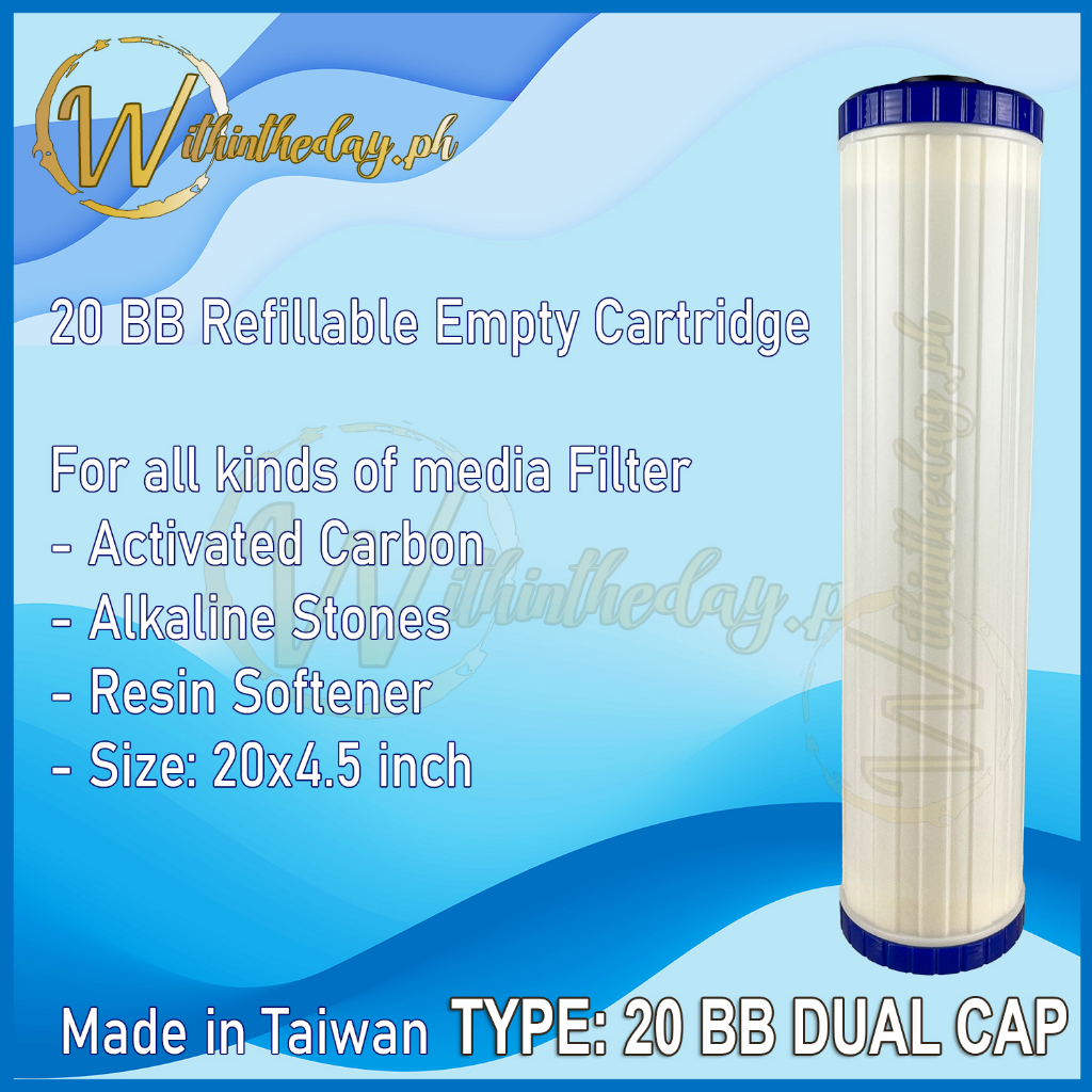 20 Inch BB Refillable Empty Cartridge DIY Water Filter Media Activated   Ph 11134207 7r98o Lli1sctsnz3m12