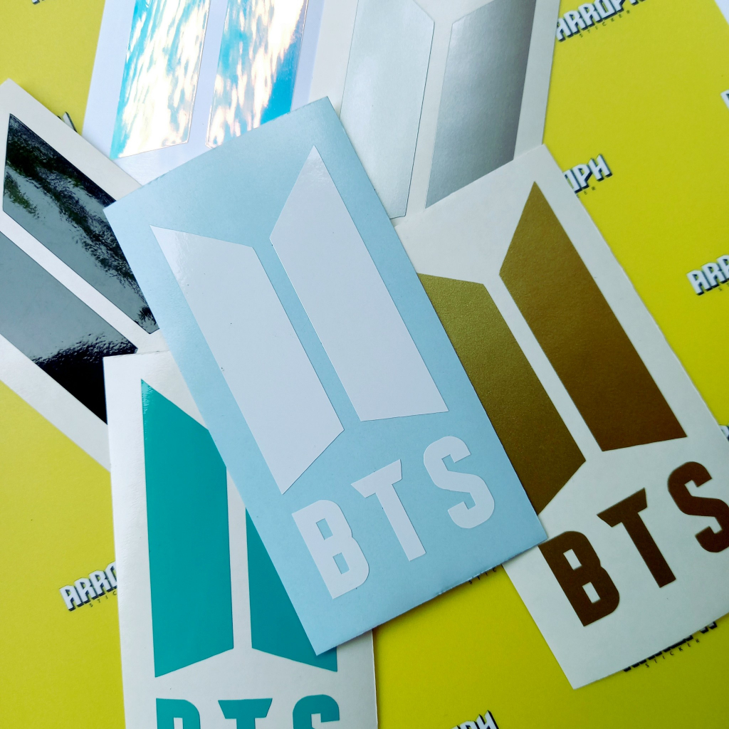 Kpop BTS Logo Vinyl Decal Cutout Sticker Shopee Philippines
