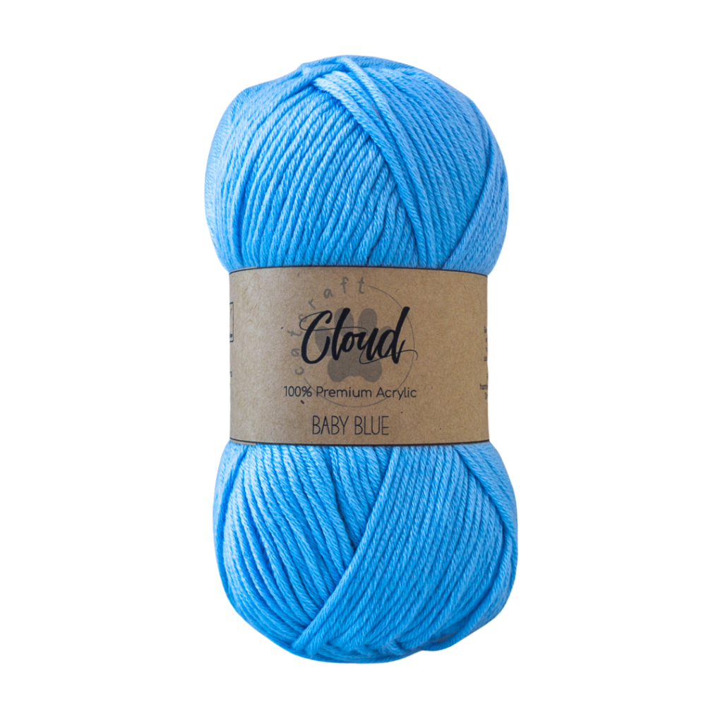 Catcraft Cloud Yarn | 100g Worsted Weight 100% Premium Acrylic Yarn ...