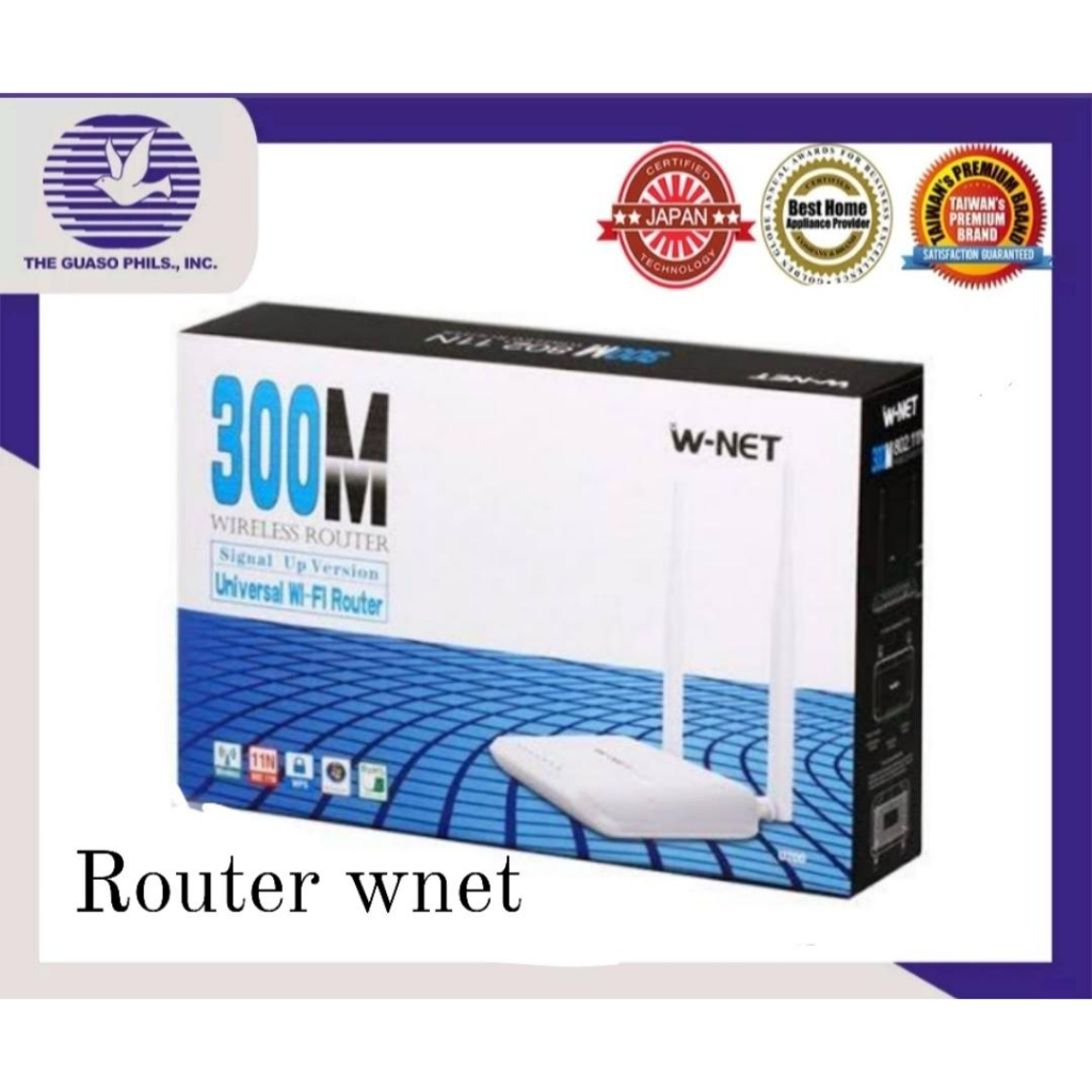 WNET U600 ROUTER. W-NET V-U600 150Mbps 4-Port LAN Wireless Network Wi ...
