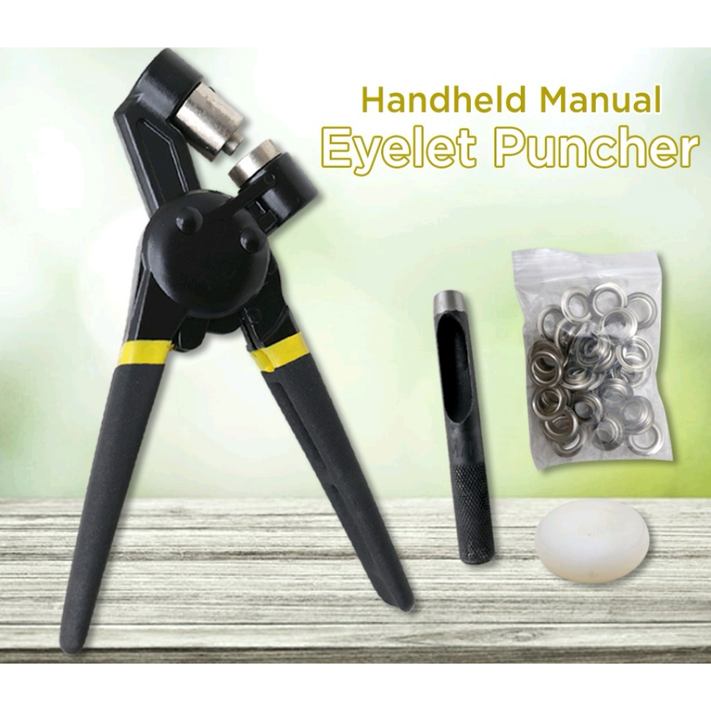 Manual Eyelet Puncher 10mm Use for Tarpaulin and Banner Shopee