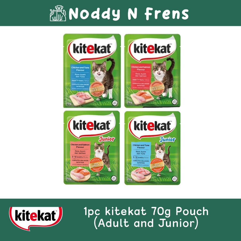 1pc kitekat 70g Pouch Cat Food (Adult and Junior) (please read