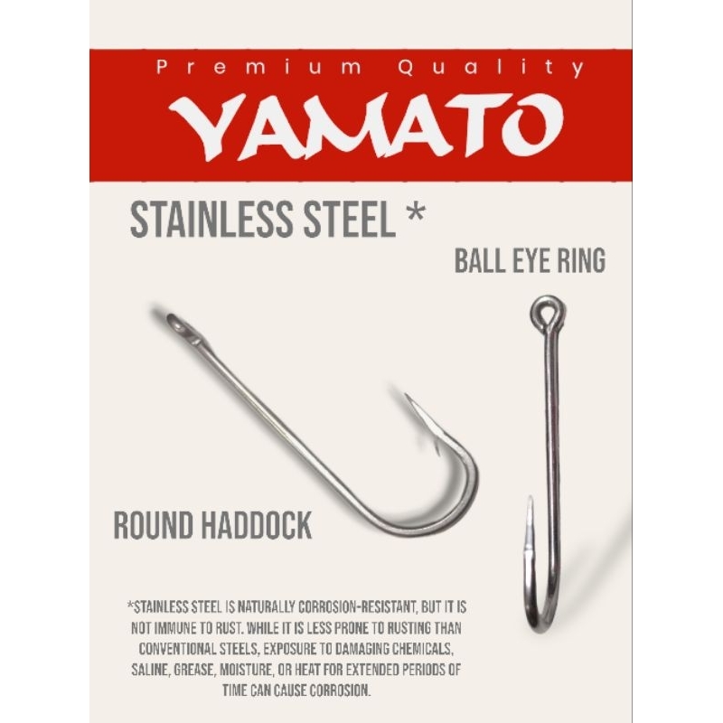 Retail Yamato Round Haddock Hooks / Stainless Steel Hook Shopee