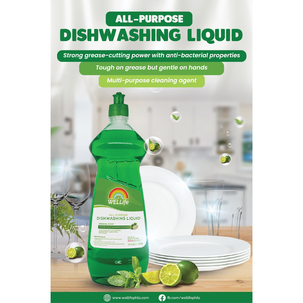ALL-Purpose™ Dishwashing Liquid (1000ml) - WELLife Eco Friendly ...