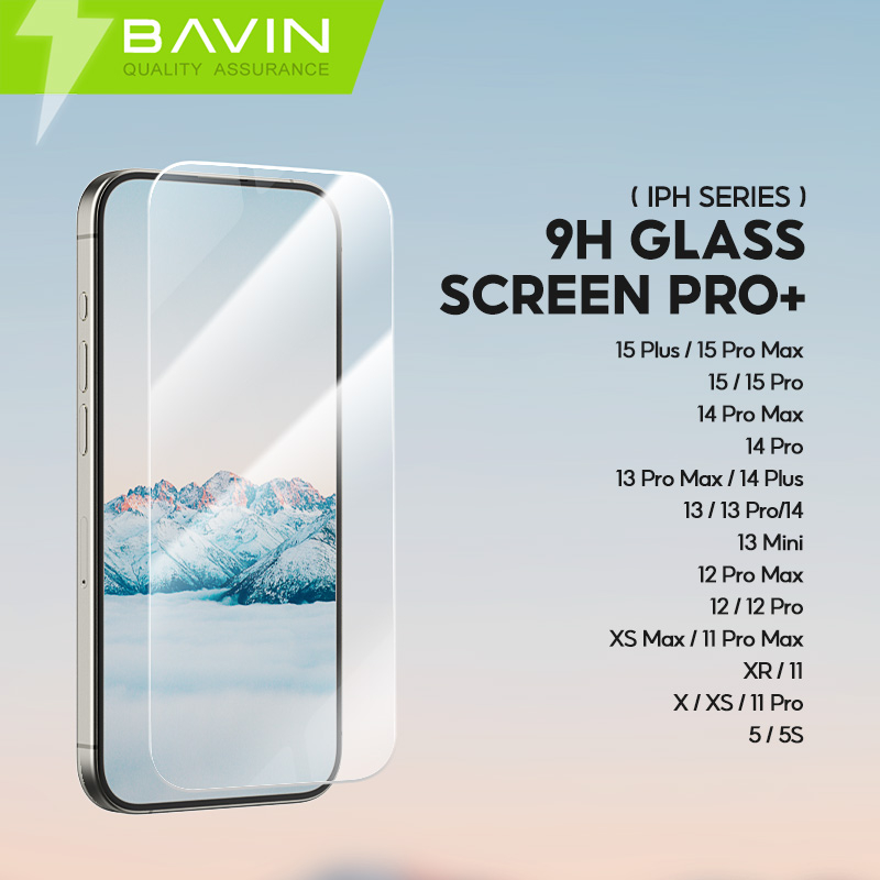 BAVIN 9H Glass Screen Pro+ Premium Tempered Glass Protector Compatible