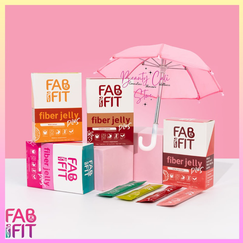 Fiber Jelly Plus By Fab And Fit 10 Sachets Box 