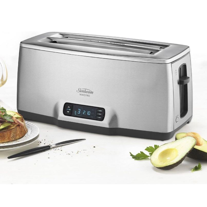 SUNBEAM TA6440A Stainless Steel Maestro 4Slice Toaster 220340V 50Hz