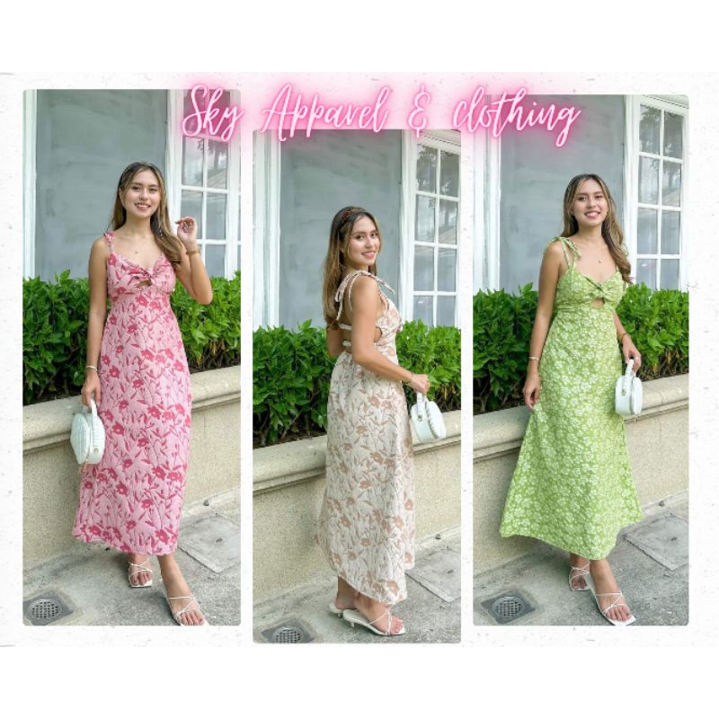 Mithi Dress, Fabric - Embossed with padded | Shopee Philippines