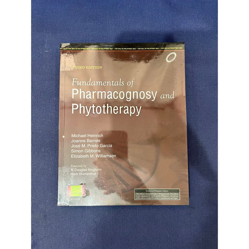 Fundamentals of Pharmacognosy and Phytotherapy (Third Edition) Shopee