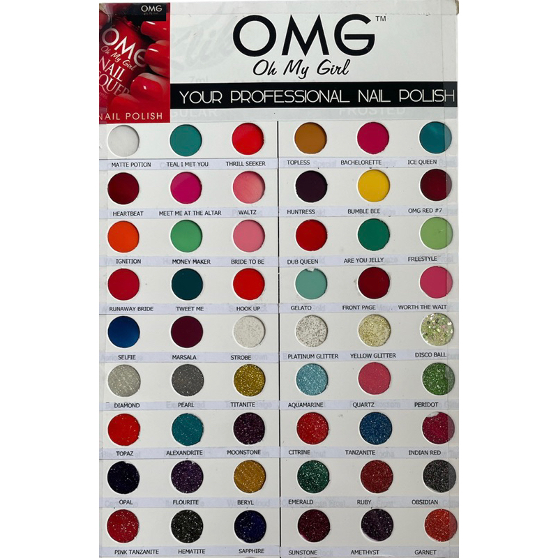 Original OMG nail polish ( color less, Matte potion , peel off ...