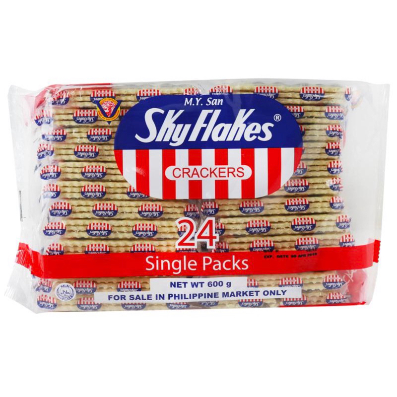 Skyflakes Crackers 24 Single Packs Shopee Philippines