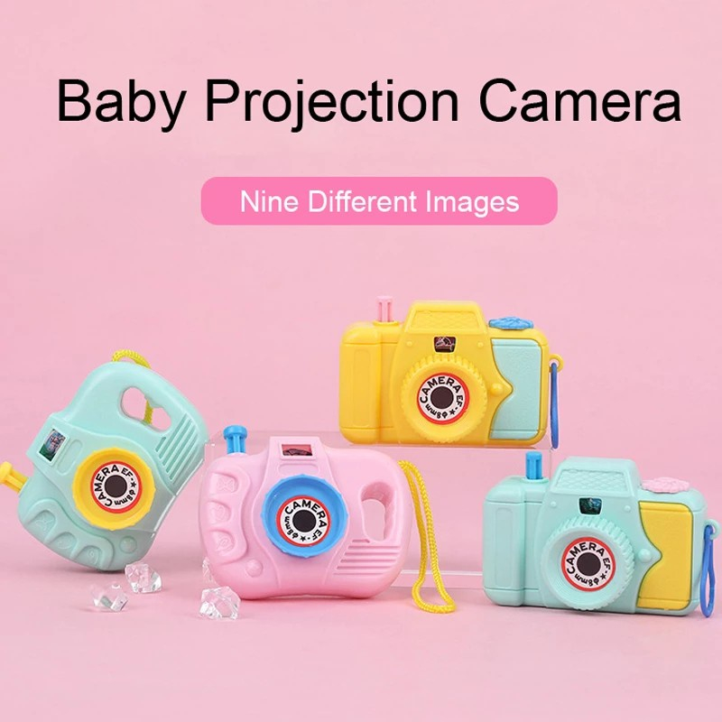 5Pcs Kids Camera Toys Cartoon Simulation Mini Creative Projection ...