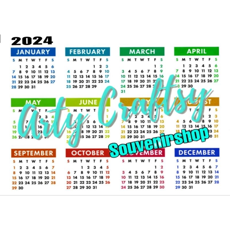 Calendar 2024 and 2025 Giveaways for any occasion , Bigger