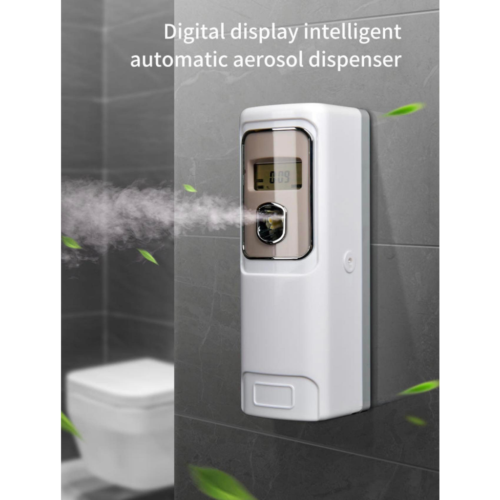 Automatic Perfume Dispenser Wall Freshener LCD digital room toilet