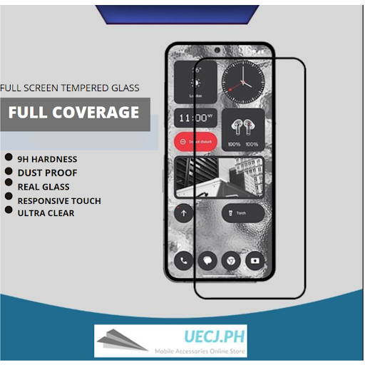 NOTHING PHONE 1 / 2 Tempered Glass FULL Glue Screen Protector | Shopee ...