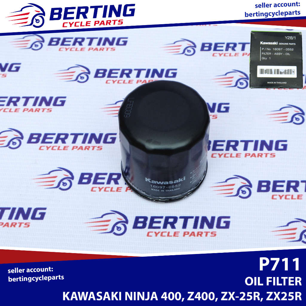 OIL FILTER Kawasaki Ninja 400 Z400 ZX4RR ZX25R ZX25R Genuine 16097