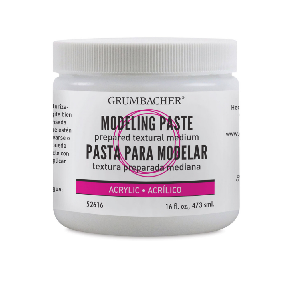 GRUMBACHER Modeling Paste 16 oz (Surface Texture, Acrylic / Oil