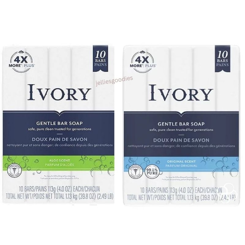 113g Ivory Bar Soap Original Scent Aloe Scent Bath Bar Soap Ivory Soap