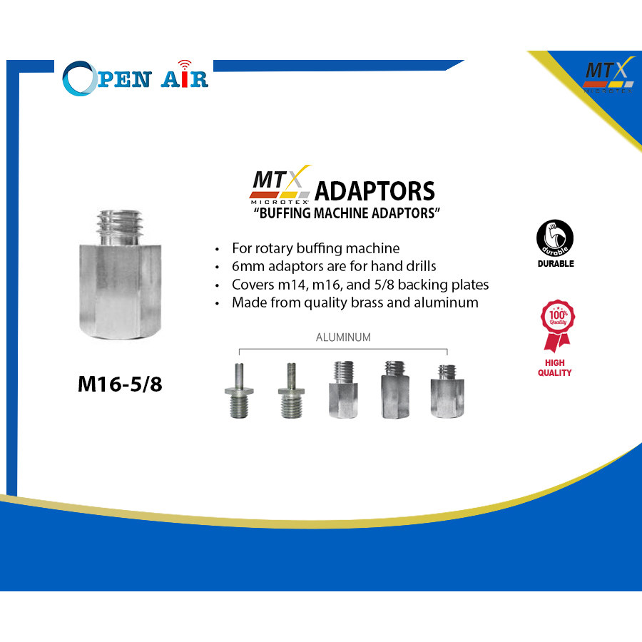 Microtex® Buffing Machine Adaptor M165/8 ext. Shopee Philippines