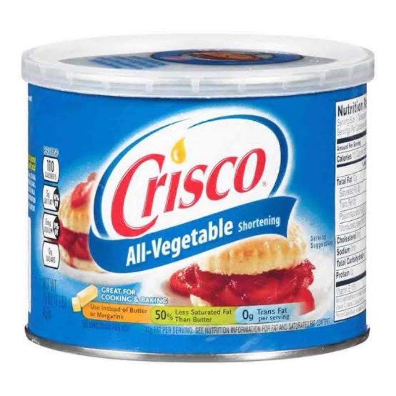 Crisco All Vegetable Shortening Original and Butter Flavor 453g Shopee Philippines