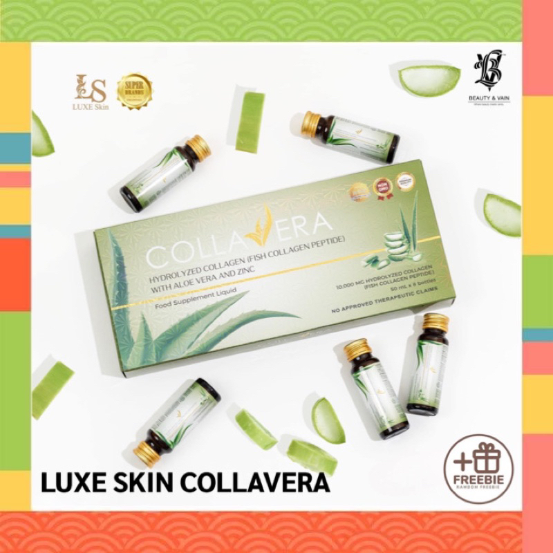 Luxe Skin Collavera (Hydrolyzed Fish Collagen Peptide with Aloe Bera ...