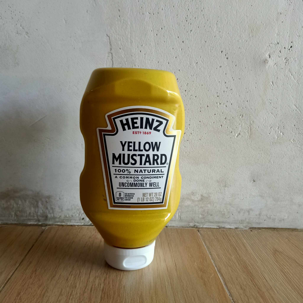Original US Heinz Yellow Mustard 100% NATURAL 794 grams (28 oz