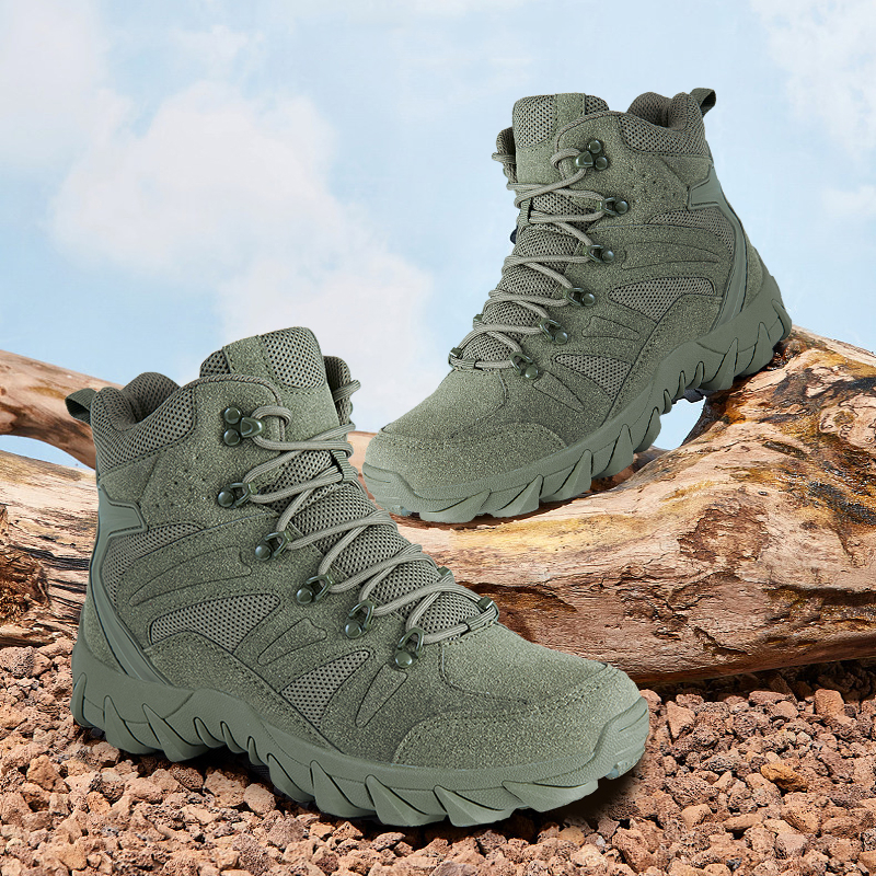 COD Men Duty boots Heavy Duty Leather Boots with Reinforced Toes Desert Training Boots Outdoor Shoes Shopee Philippines