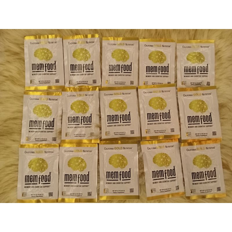 California Gold nutrition mem food memory and cognitive support (Per ...