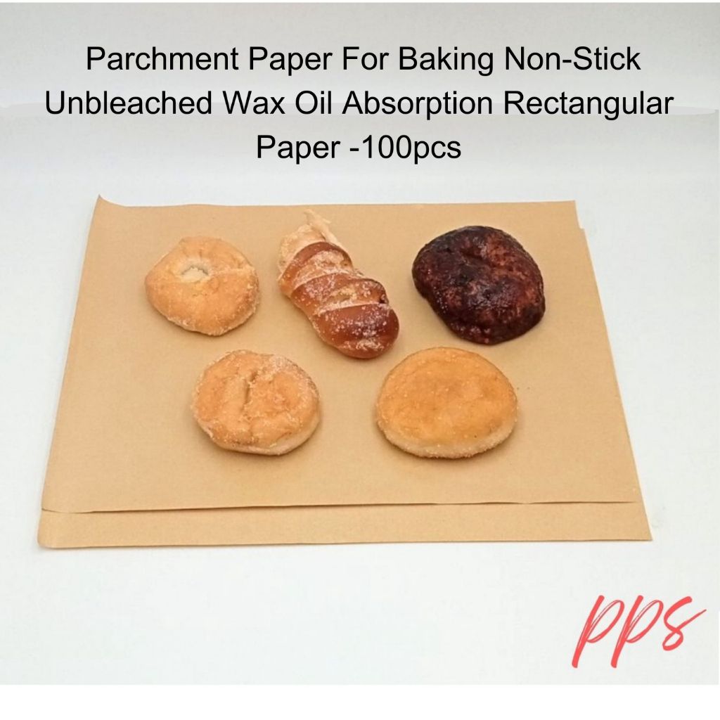 Kraft Parchment Paper For Baking Non-Stick Unbleached Wax Oil ...