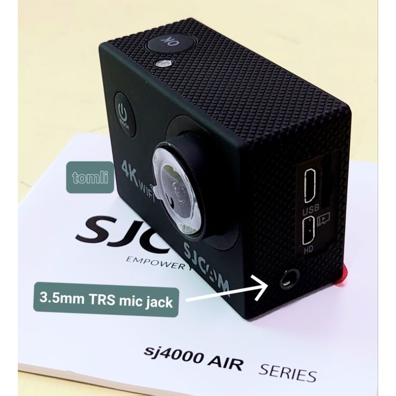SJCAM SJ4000 Air 4K Action Camera w/ External 3.5mm Mic Jack (FREE ...