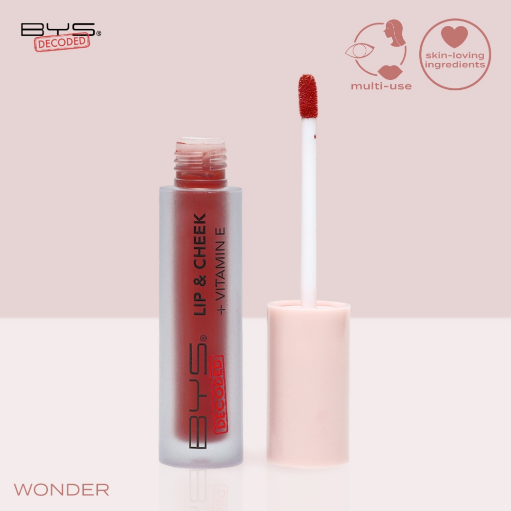 BYS Decoded Matte Lip & Cheek Tint in Wonder | Shopee Philippines