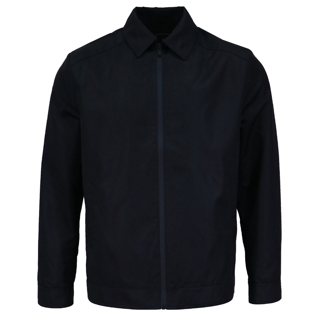 Jacket plain black best sale