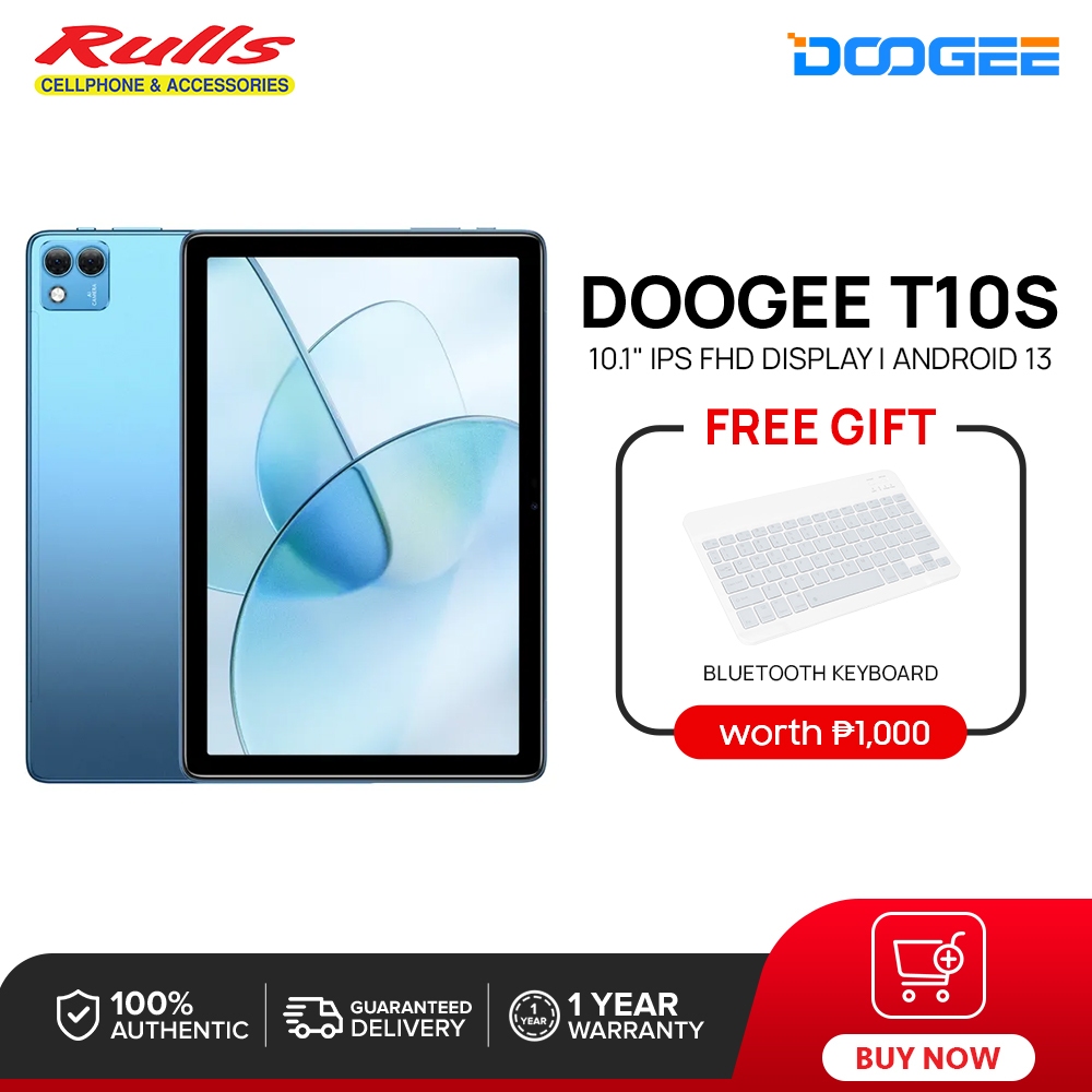 DOOGEE T10S TABLET PC 10.1 FHD Display 6600mAh Battery Android 13