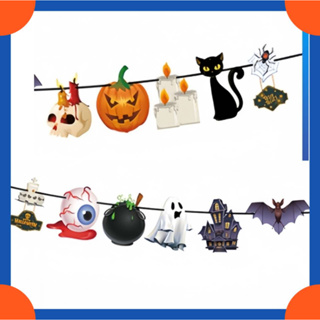 1PCS Happy halloween straw topper helloween gost pumpkin straw