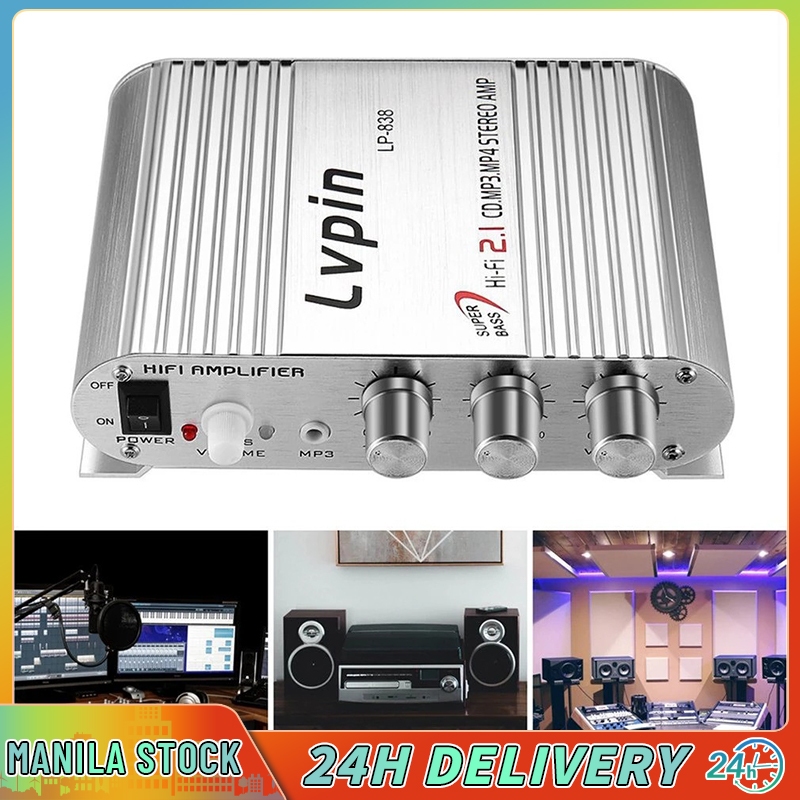 LEPY LP-838 Amplificatore Audio 2.1 Canali HiFi Bluetooth 5.0 USB 12V – Nuovo, Senza Marca - Foto 3