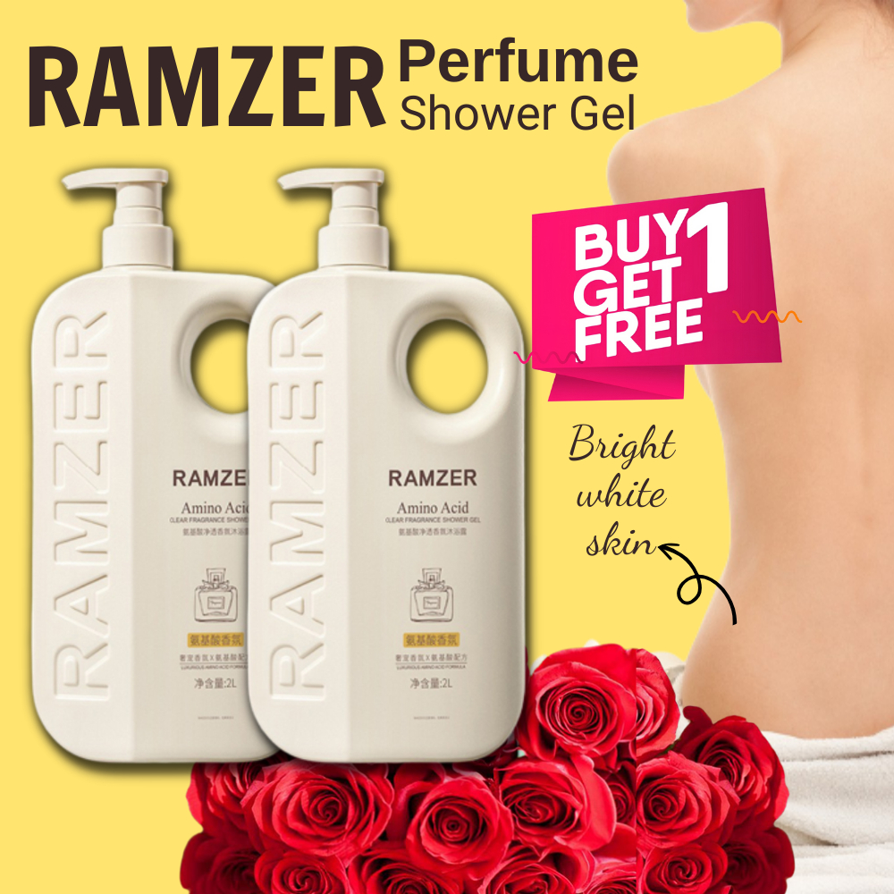 RAMZER Body Wash Perfume Shower Gel Whitening Shower Gel Exfoliate