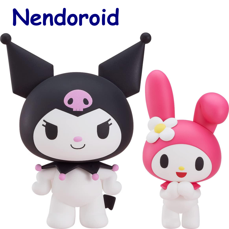 SANRIO Nendoroid Onegai My Melody Kuromi/My Melody Non-scale Plastic ...