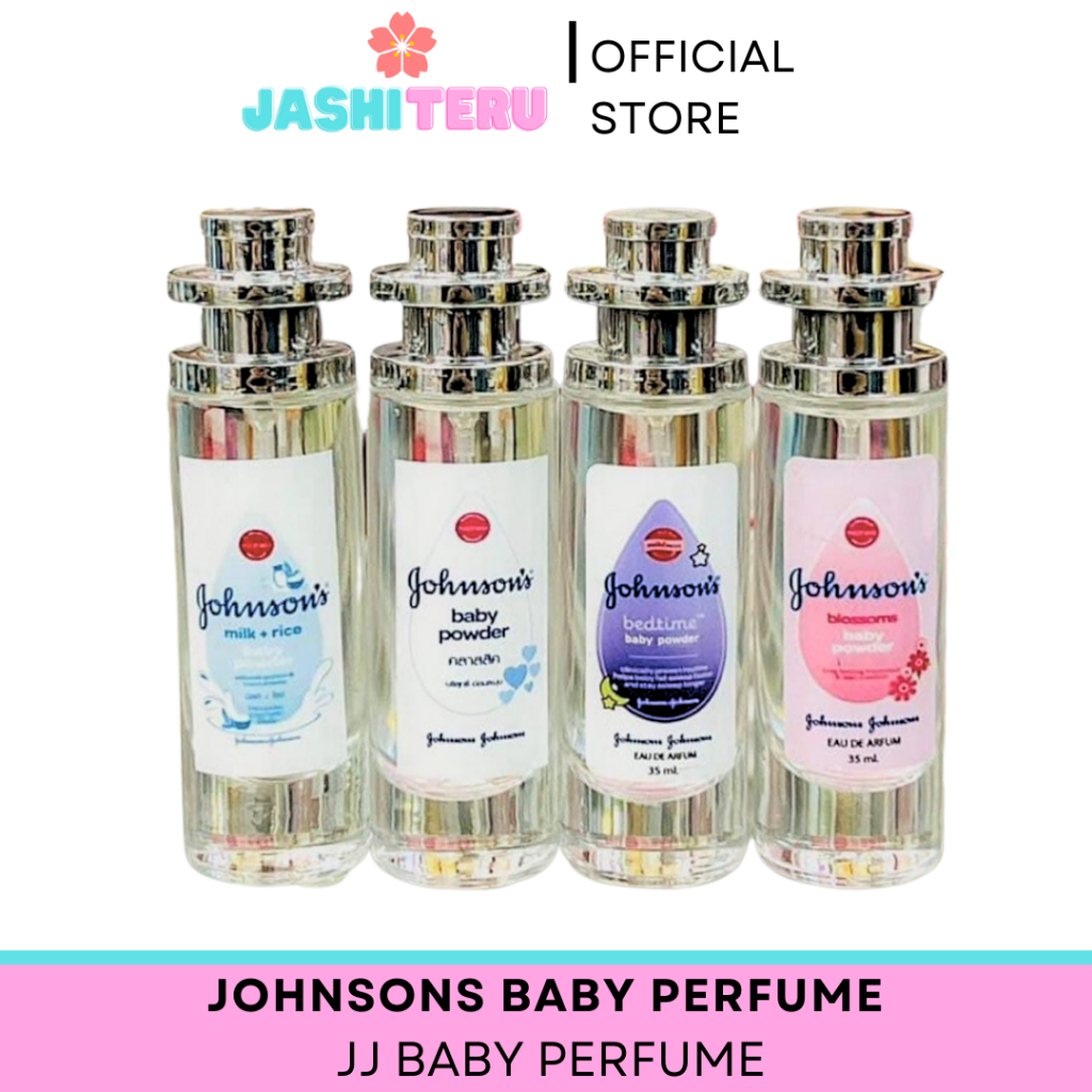 JJ Baby Perfume 35ml Baby Powder Scent, Milk + Rice Scent, Blossom