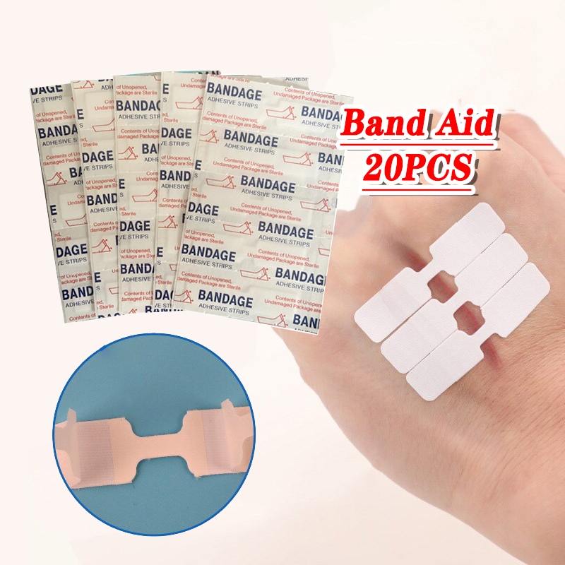20pc Waterproof Band Aid 20pcs Waterproof Band Aid Butterfly Adhesive
