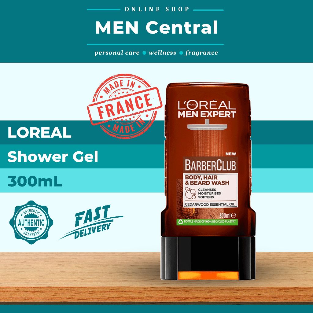 Loreal Men Expert Barber Club Shower Gel, 300mL Shopee Philippines