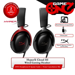 Game One - HyperX Cloud II Gaming Headset for PC & PS4 - Red - Game One PH