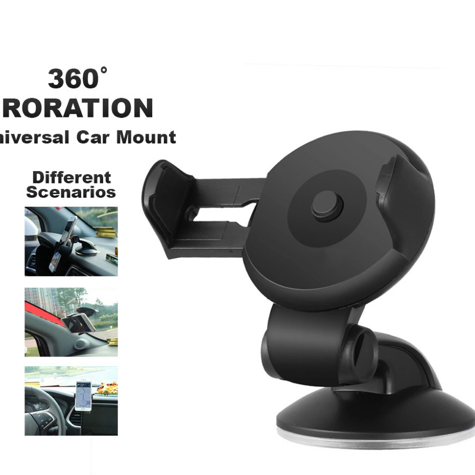 AL599 360 Degree Rotation Car mount Phone Holder w/ Multi Angle Super ...