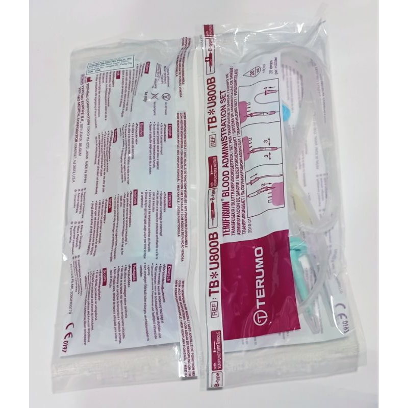 BLOOD TRANSFUSION SET/BT set Terumo sold per piece | Shopee Philippines