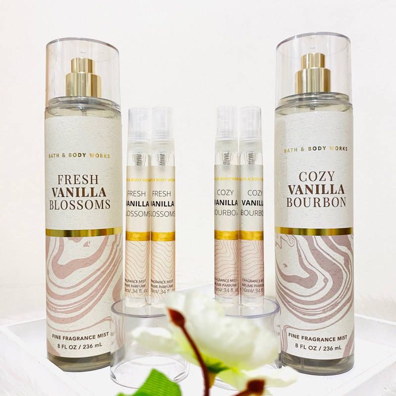 Bath & Body Works Fresh Vanilla Blossom Fine Fragrance Body Mist