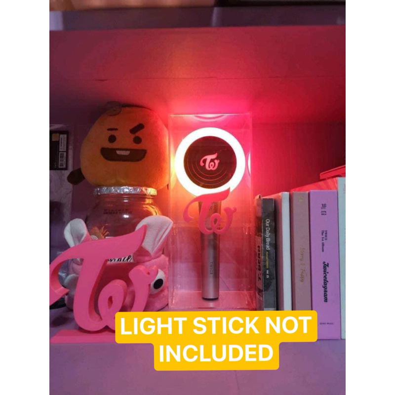 Lightstick Acrylic box with logo + RGB Light base | Shopee Philippines