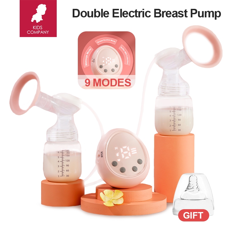 Kidscompany Double Electric Breast Pump In With Feeding Bottle